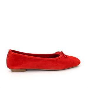 NEW REQINS women's harmony cuir peau flats in rogue
